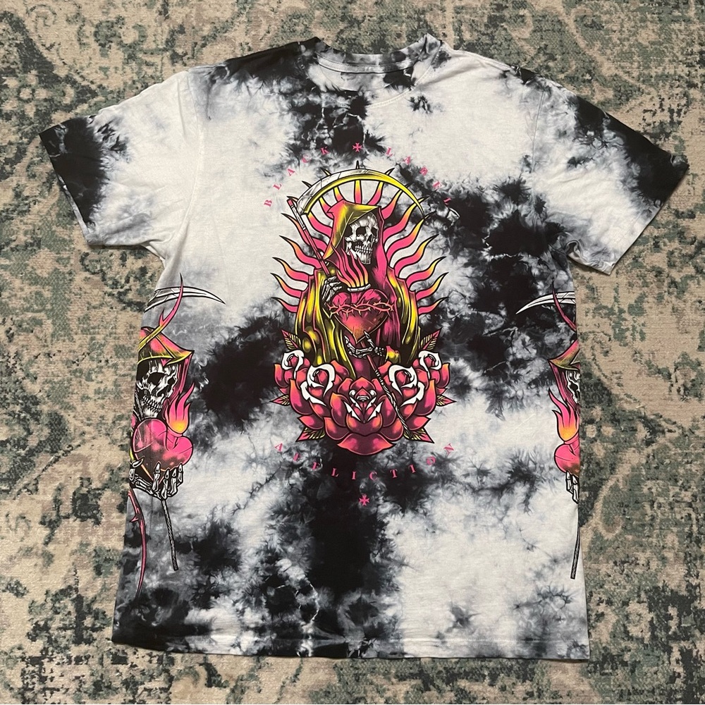 Y2K Grunge Grim Reaper Black Label Affliction Shirt